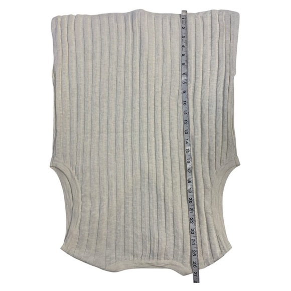 62. Free People Veda Sweater Set Ivory Ribbed Maxi Pencil Skirt 2 In 1 Size S - Picture 13 of 17